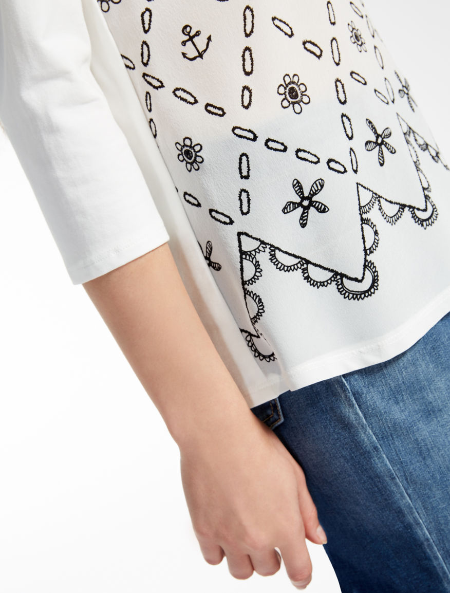 Silk and jersey T-shirt Weekend Maxmara Silk and jersey T-shirt Weekend Maxmara