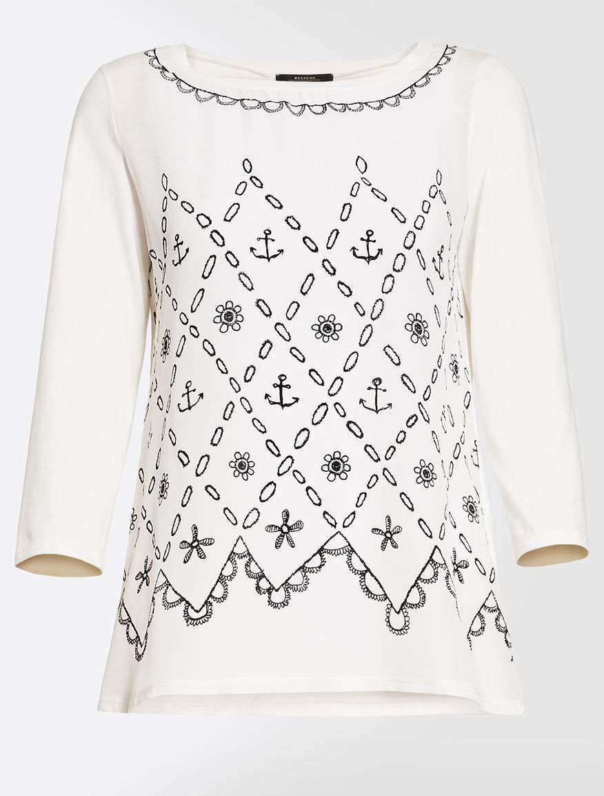 Silk and jersey T-shirt Weekend Maxmara Silk and jersey T-shirt Weekend Maxmara