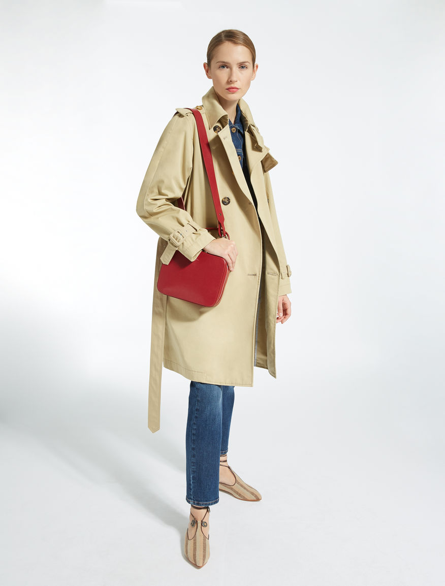 Cotton and lyocell twill trench coat Weekend Maxmara Cotton and lyocell twill trench coat Weekend Maxmara