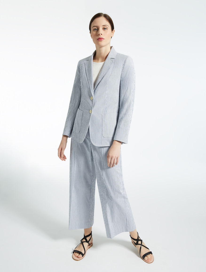 Cotton seersucker blazer Weekend Maxmara