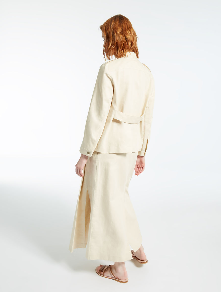 Cotton and linen jacket Weekend Maxmara Cotton and linen jacket Weekend Maxmara