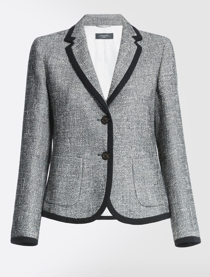 Blazer in cotton blend basketweave Weekend Maxmara Blazer in cotton blend basketweave Weekend Maxmara