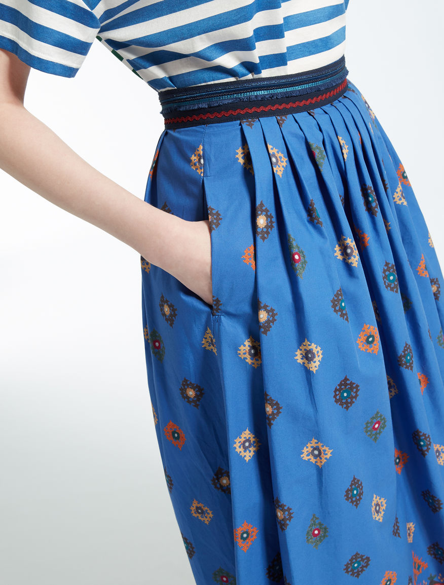 Cotton poplin skirt Weekend Maxmara Cotton poplin skirt Weekend Maxmara