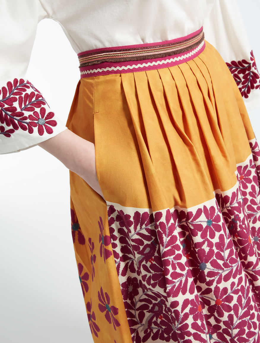 Cotton poplin skirt Weekend Maxmara Cotton poplin skirt Weekend Maxmara