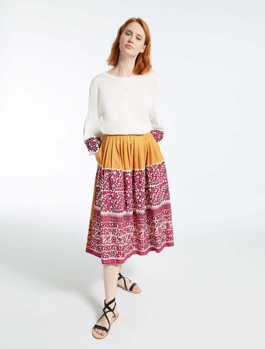 Cotton poplin skirt Weekend Maxmara Cotton poplin skirt Weekend Maxmara