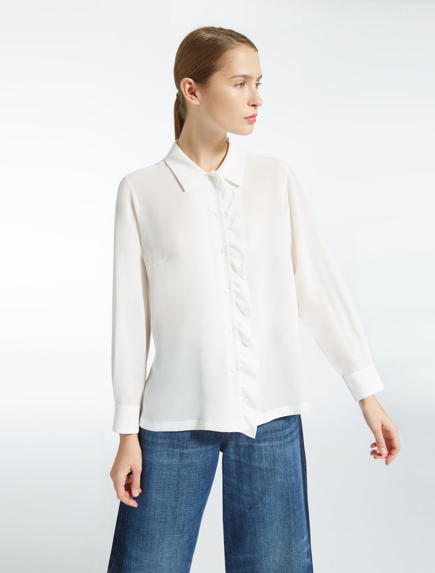Silk crêpe de chine shirt Weekend Maxmara Silk crêpe de chine shirt Weekend Maxmara
