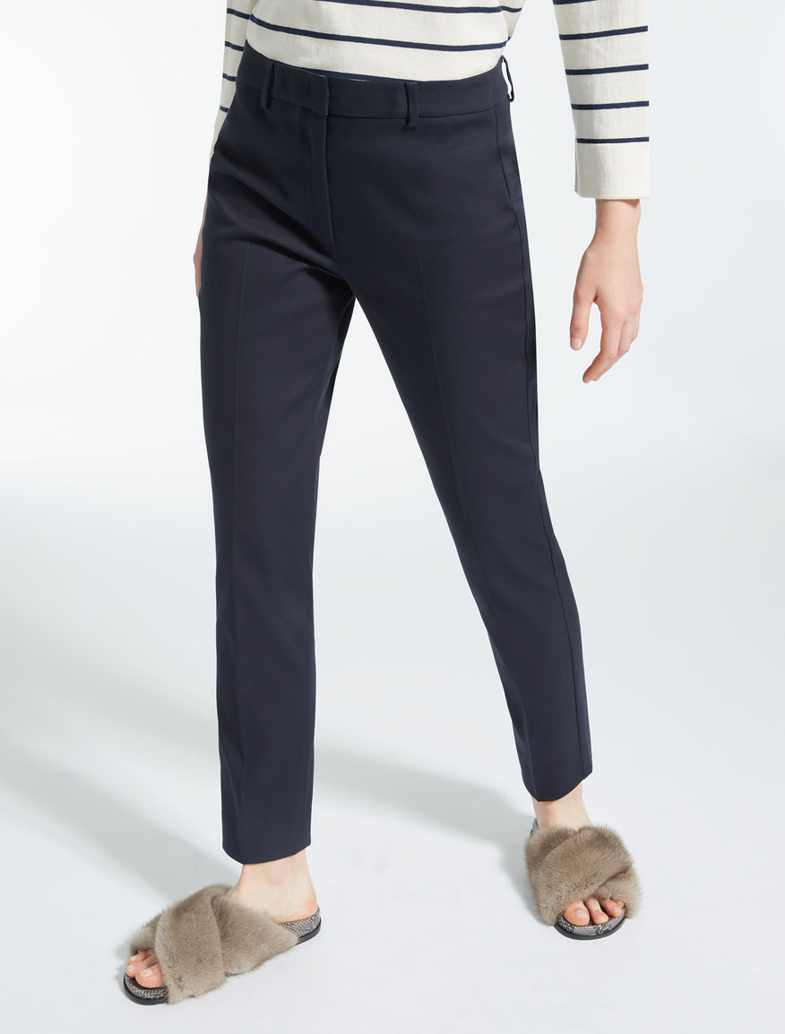 Stretch cotton trousers Weekend Maxmara Stretch cotton trousers Weekend Maxmara