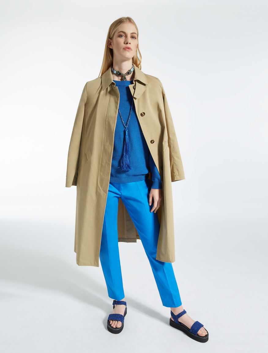 Stretch cotton trousers Weekend Maxmara Stretch cotton trousers Weekend Maxmara