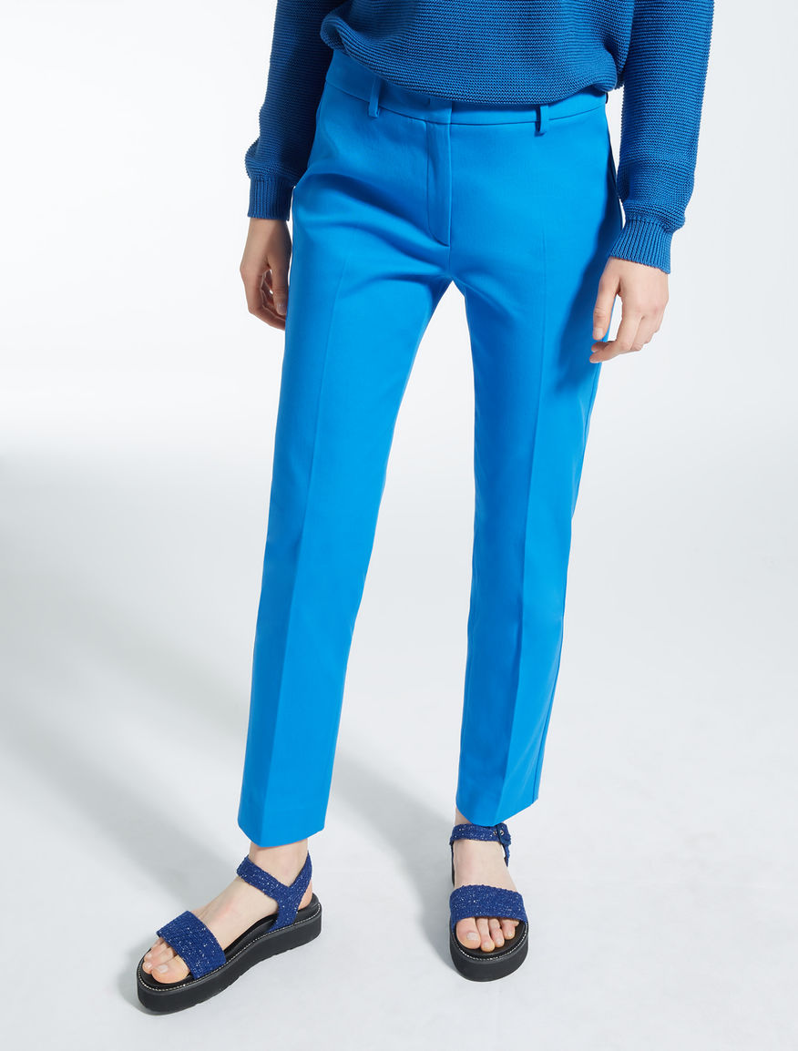 Stretch cotton trousers Weekend Maxmara Stretch cotton trousers Weekend Maxmara