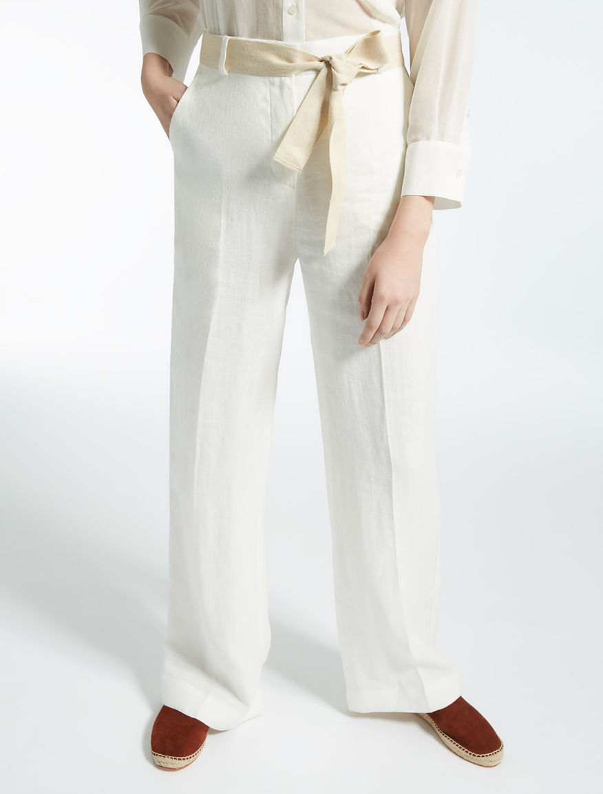 Linen trousers Weekend Maxmara Linen trousers Weekend Maxmara