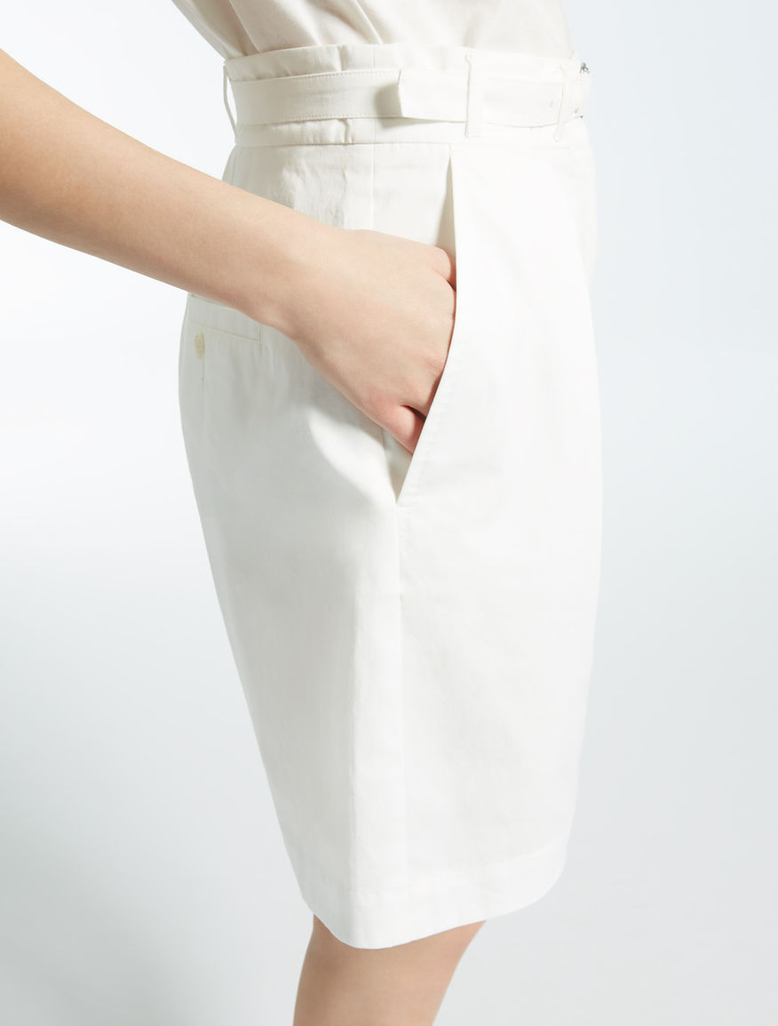Cotton gabardine Bermuda Weekend Maxmara Cotton gabardine Bermuda Weekend Maxmara