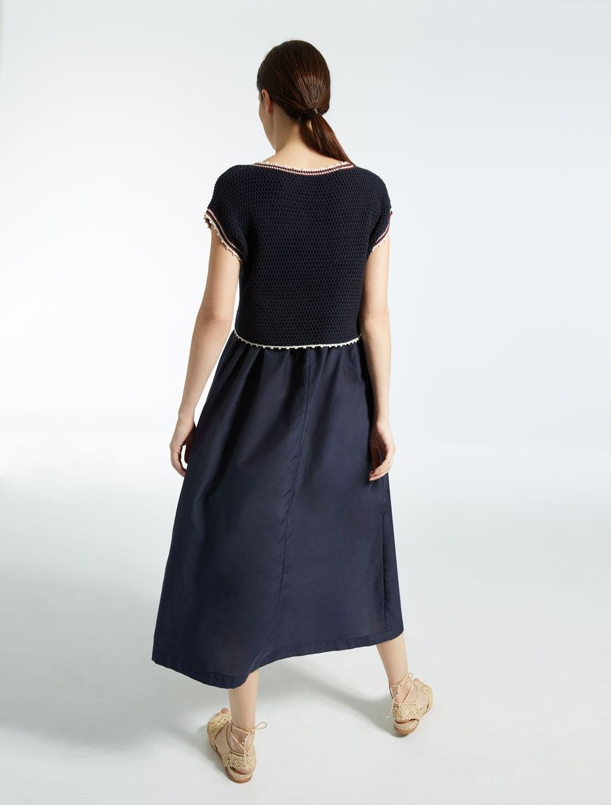 Silk and cotton voile dress Weekend Maxmara Silk and cotton voile dress Weekend Maxmara