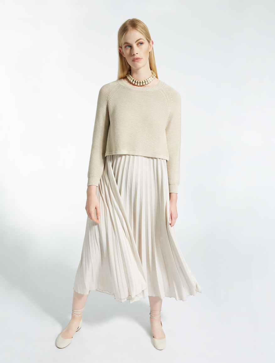 Cotton and jersey dress Weekend Maxmara Cotton and jersey dress Weekend Maxmara