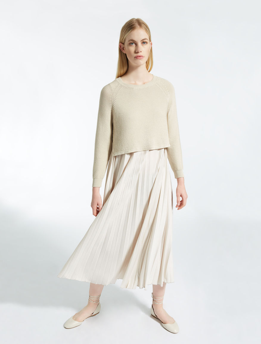 Cotton and jersey dress Weekend Maxmara Cotton and jersey dress Weekend Maxmara