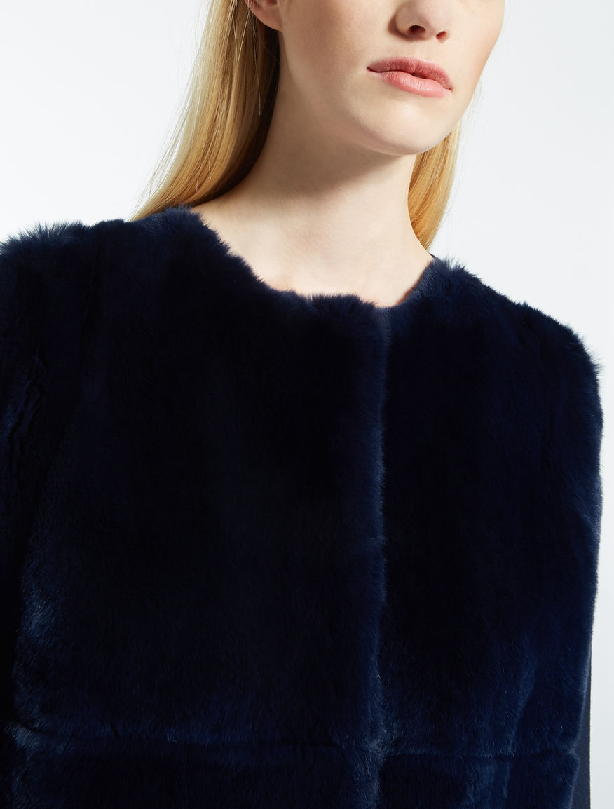 Rabbit fur coat Weekend Maxmara Rabbit fur coat Weekend Maxmara
