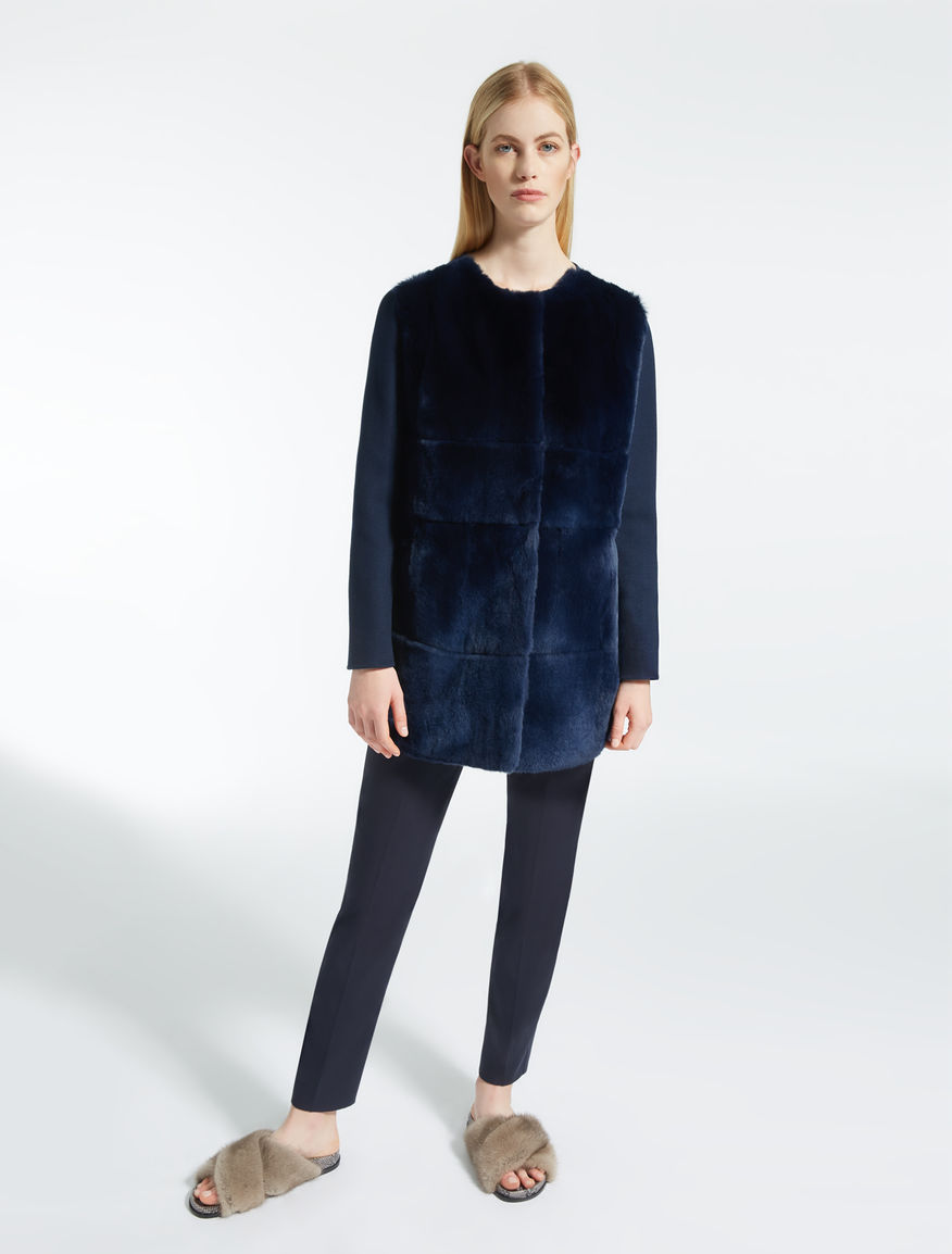 Rabbit fur coat Weekend Maxmara Rabbit fur coat Weekend Maxmara