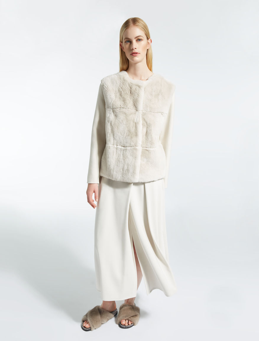 Rabbit fur coat Weekend Maxmara Rabbit fur coat Weekend Maxmara