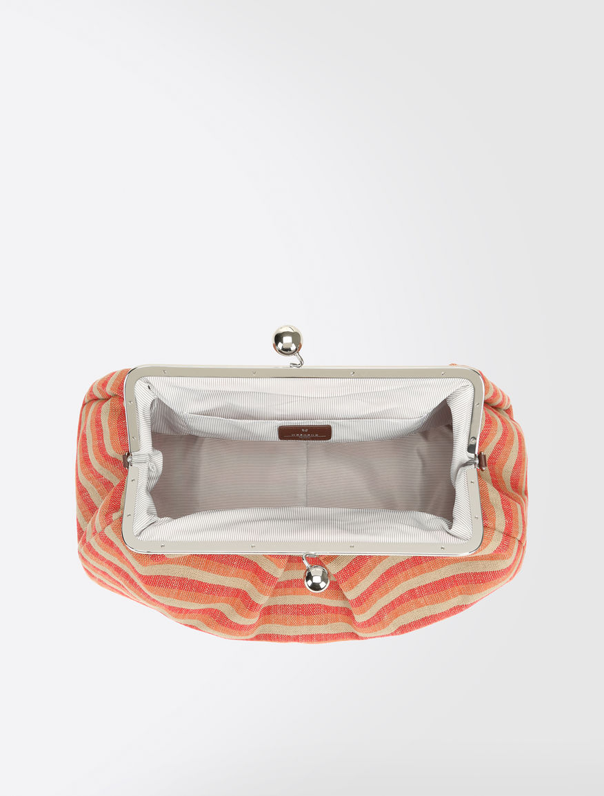 Maxi Pasticcino Bag in linen cloth Weekend Maxmara Maxi Pasticcino Bag in linen cloth Weekend Maxmara