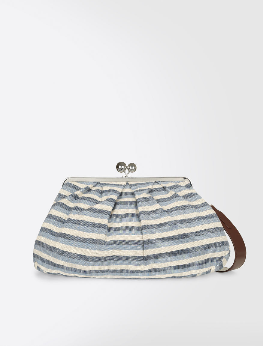 Maxi Pasticcino Bag in linen cloth Weekend Maxmara Maxi Pasticcino Bag in linen cloth Weekend Maxmara