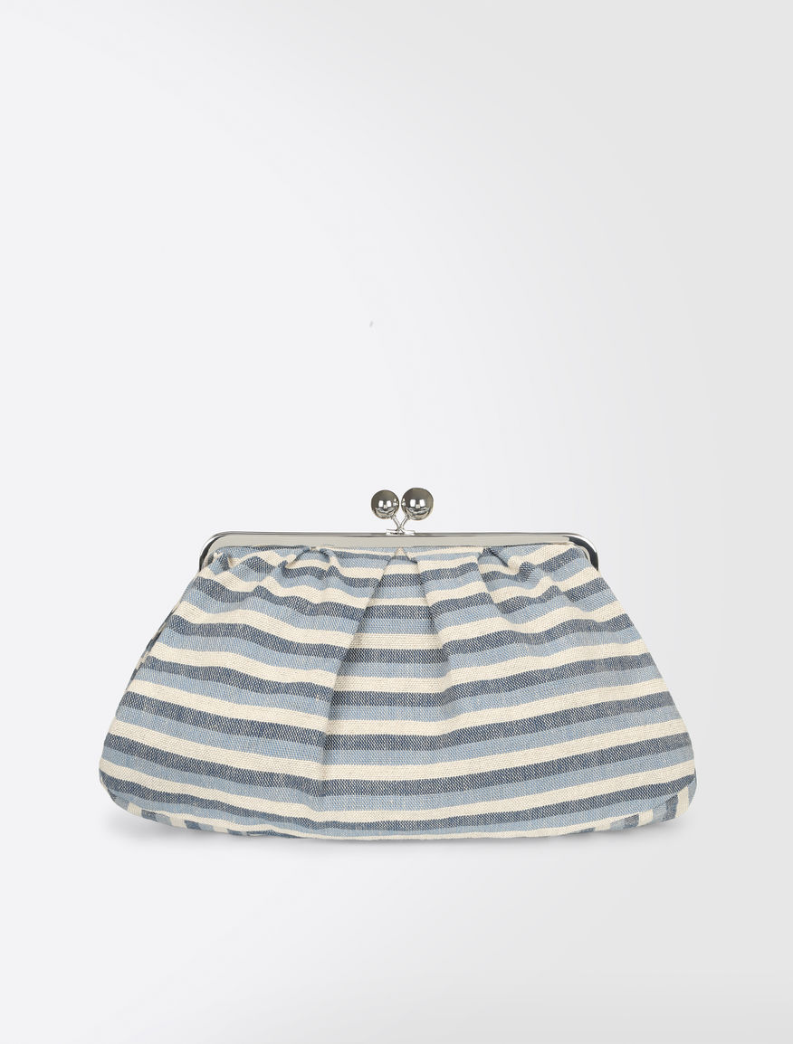 Maxi Pasticcino Bag in linen cloth Weekend Maxmara Maxi Pasticcino Bag in linen cloth Weekend Maxmara