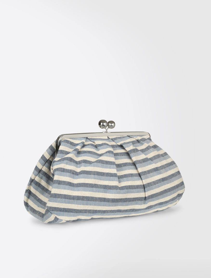 Maxi Pasticcino Bag in linen cloth Weekend Maxmara Maxi Pasticcino Bag in linen cloth Weekend Maxmara