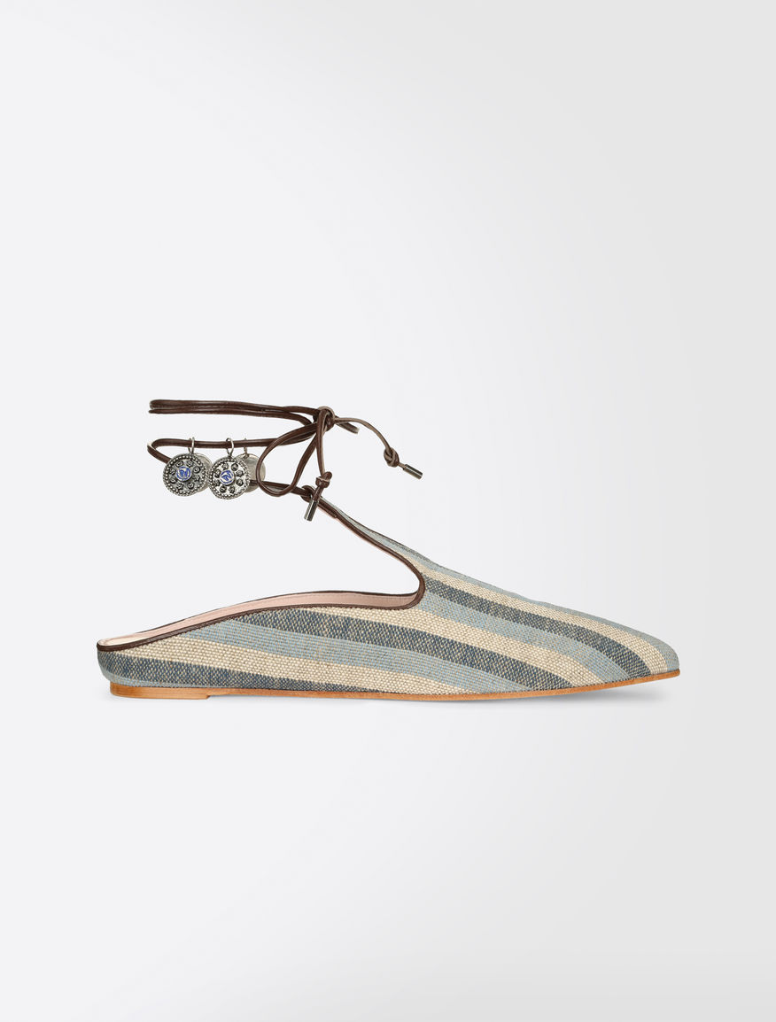Linen cloth sabots Weekend Maxmara Linen cloth sabots Weekend Maxmara
