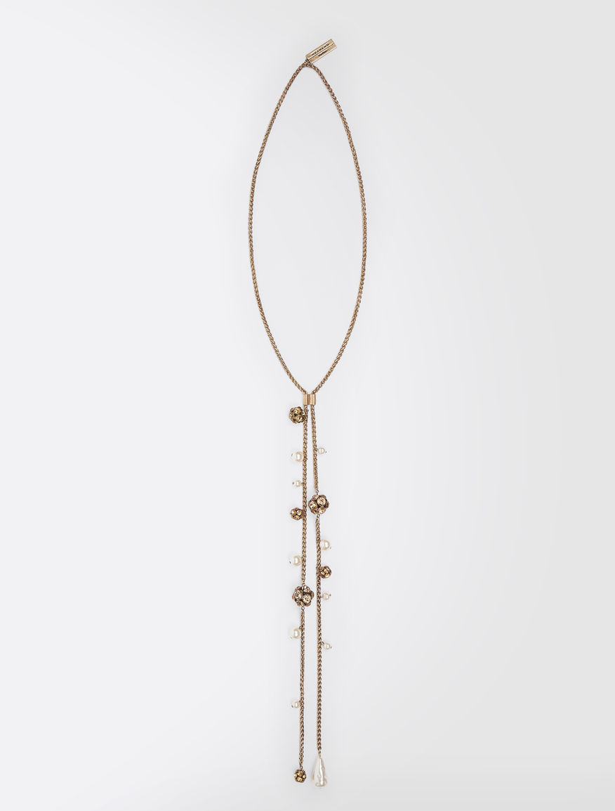 Pearl and rhinestone necklace Weekend Maxmara Pearl and rhinestone necklace Weekend Maxmara