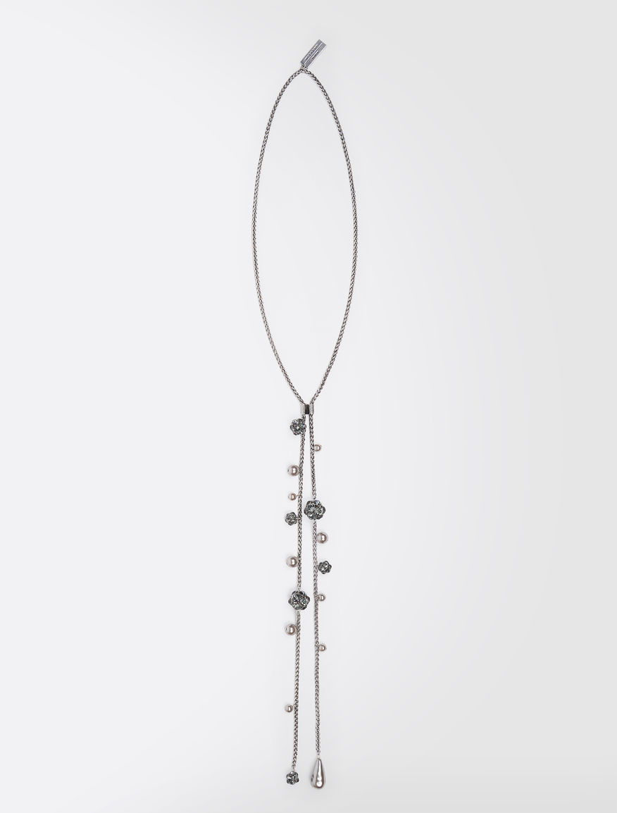 Pearl and rhinestone necklace Weekend Maxmara Pearl and rhinestone necklace Weekend Maxmara