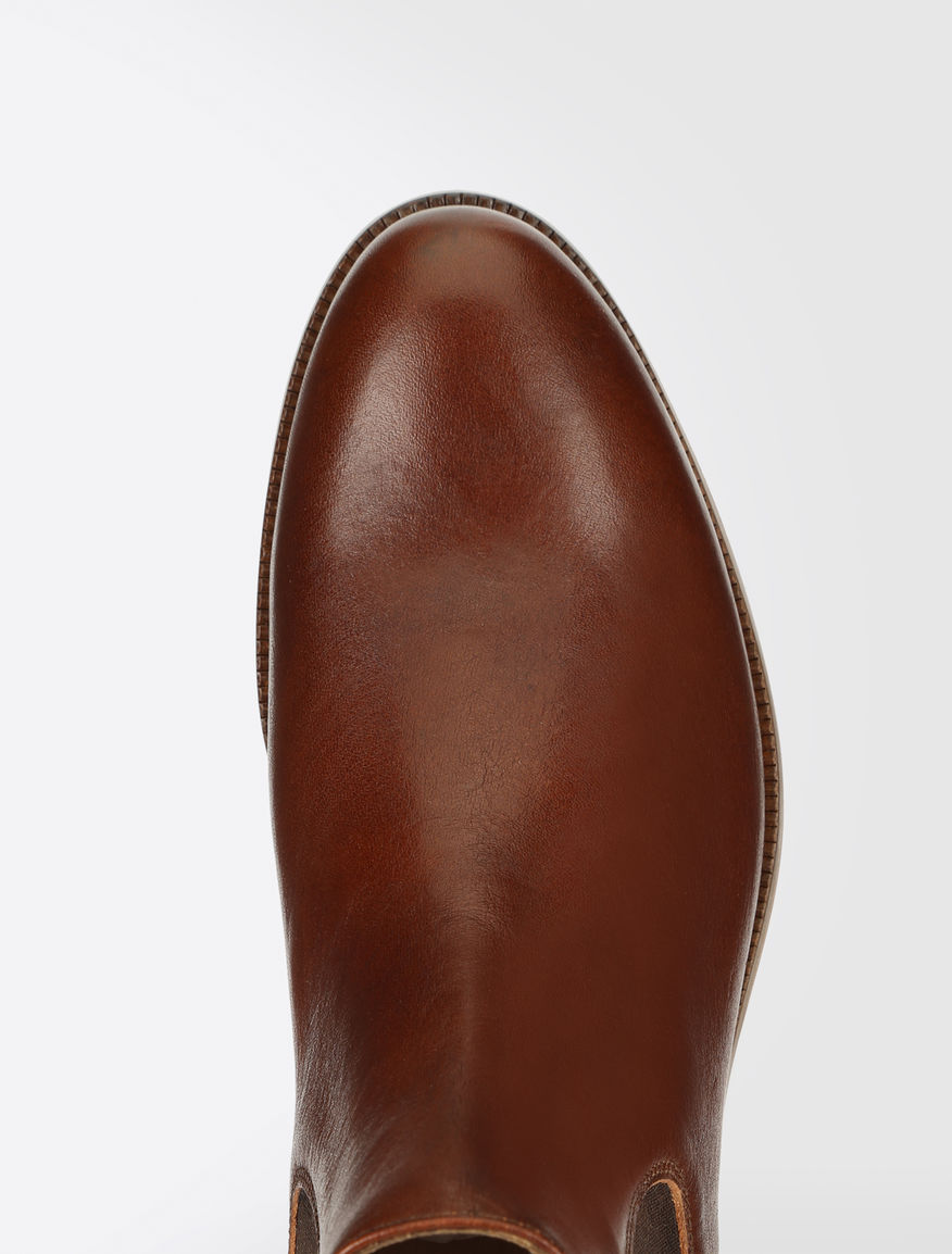 Leather Beatles boot Weekend Maxmara Leather Beatles boot Weekend Maxmara