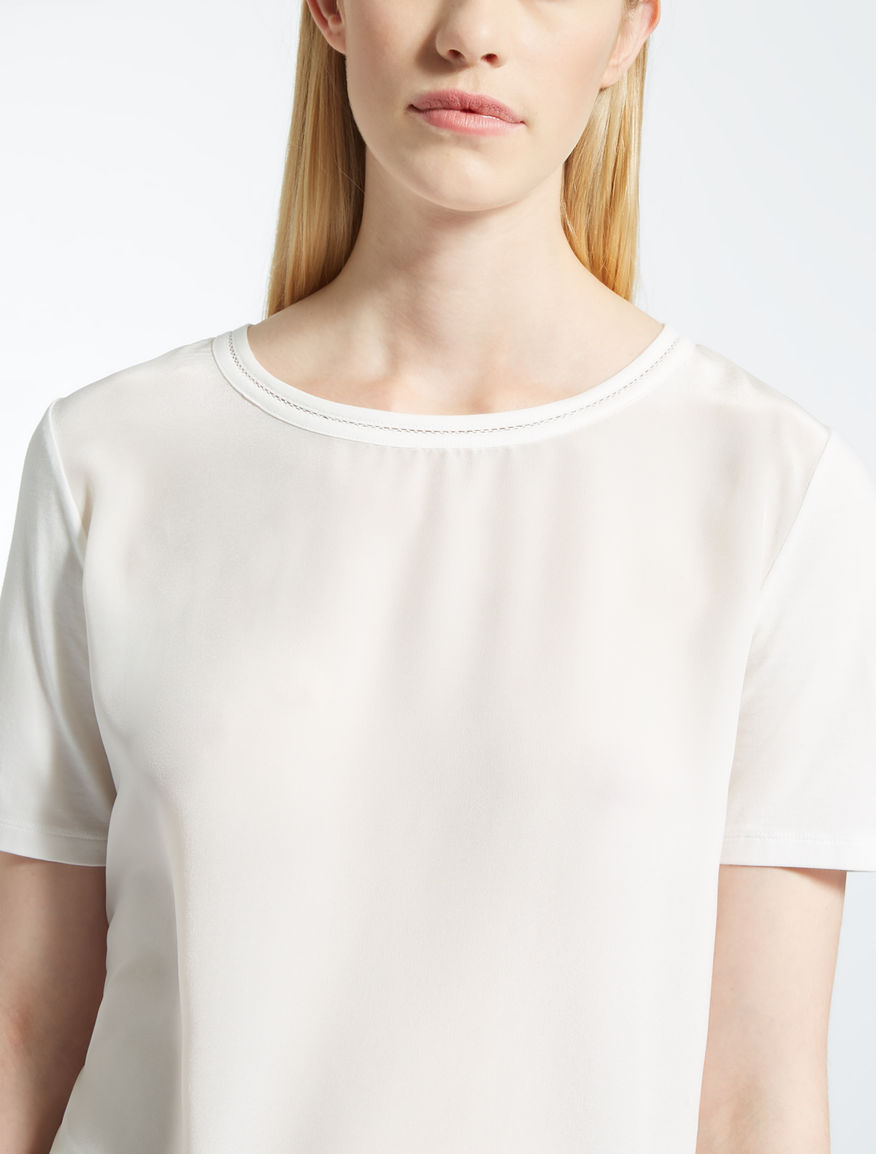 Cotton and silk T-shirt Weekend Maxmara Cotton and silk T-shirt Weekend Maxmara