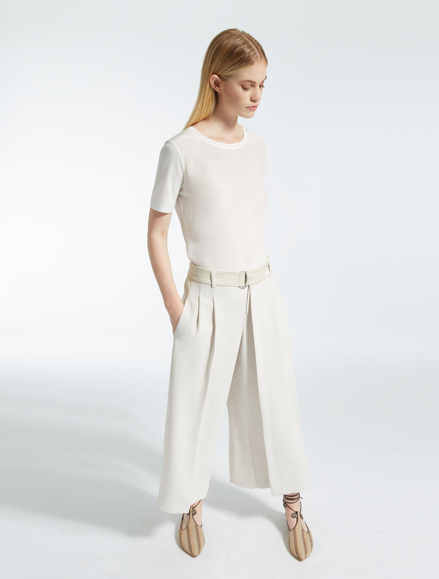 Cotton and silk T-shirt Weekend Maxmara Cotton and silk T-shirt Weekend Maxmara