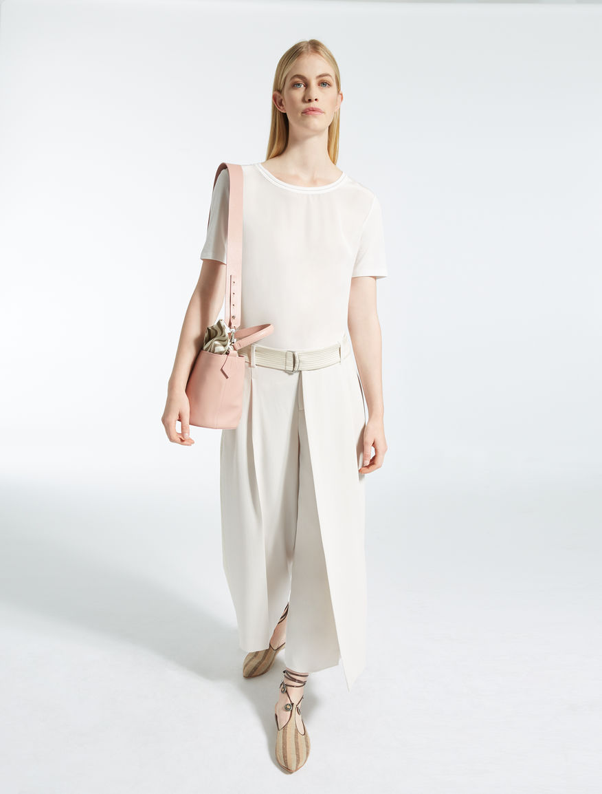 Cotton and silk T-shirt Weekend Maxmara Cotton and silk T-shirt Weekend Maxmara