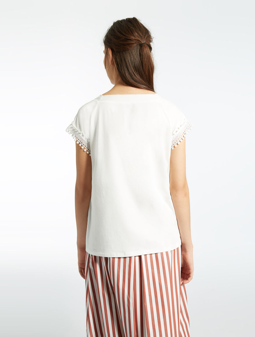 Cotton and linen jersey T-shirt Weekend Maxmara Cotton and linen jersey T-shirt Weekend Maxmara