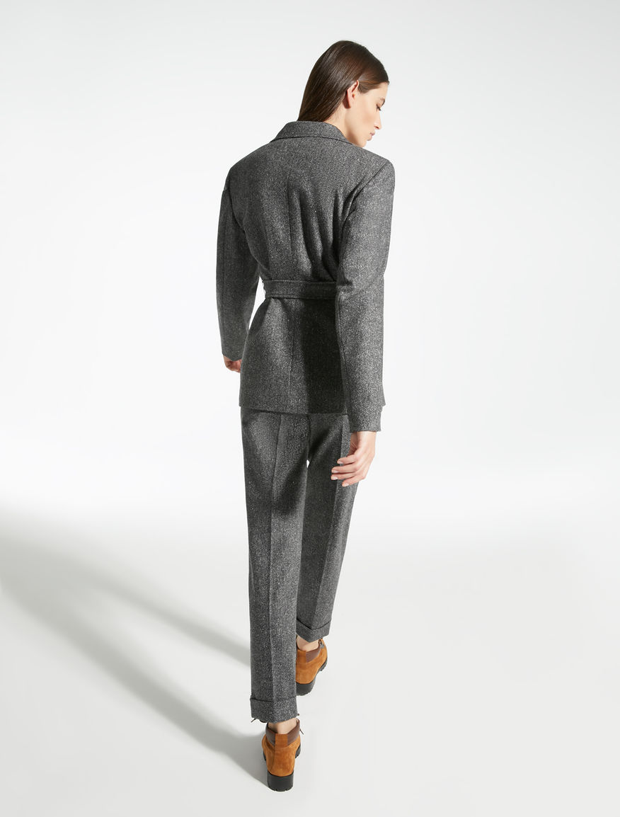 Blazer in tweed di lana e seta Weekend Maxmara Blazer in tweed di lana e seta Weekend Maxmara