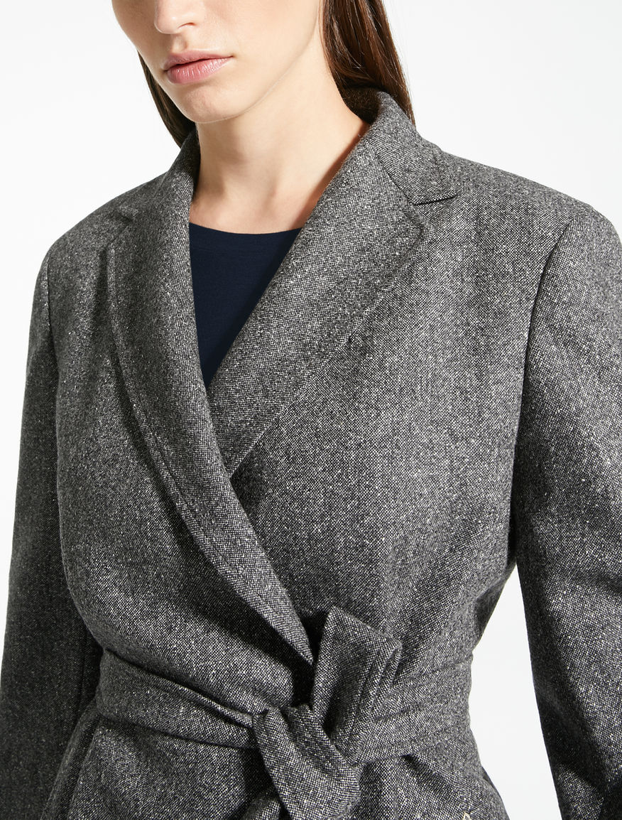 Blazer in tweed di lana e seta Weekend Maxmara Blazer in tweed di lana e seta Weekend Maxmara