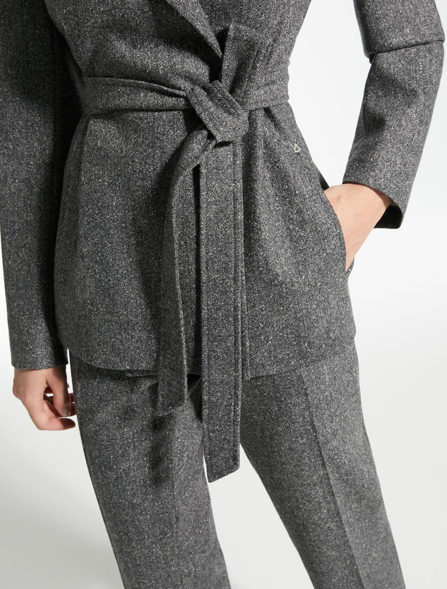 Blazer in tweed di lana e seta Weekend Maxmara Blazer in tweed di lana e seta Weekend Maxmara