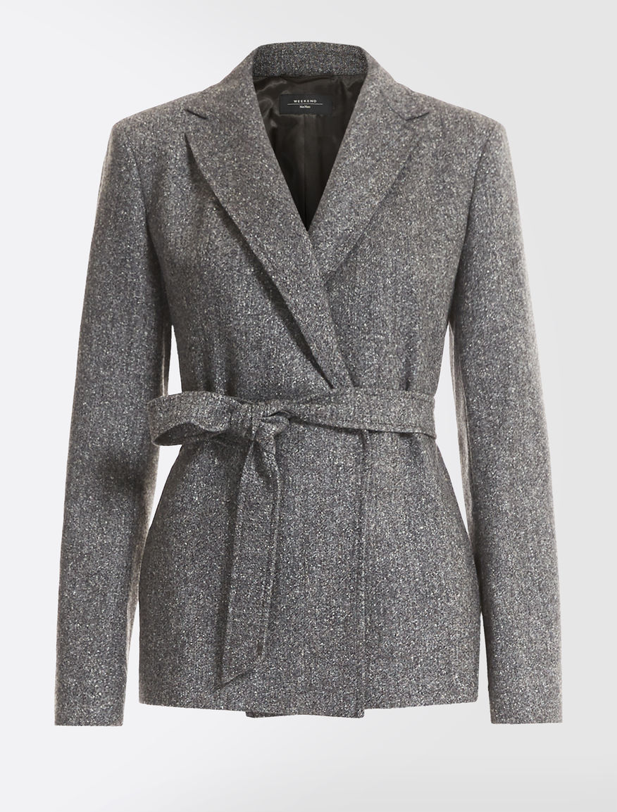 Blazer in tweed di lana e seta Weekend Maxmara Blazer in tweed di lana e seta Weekend Maxmara