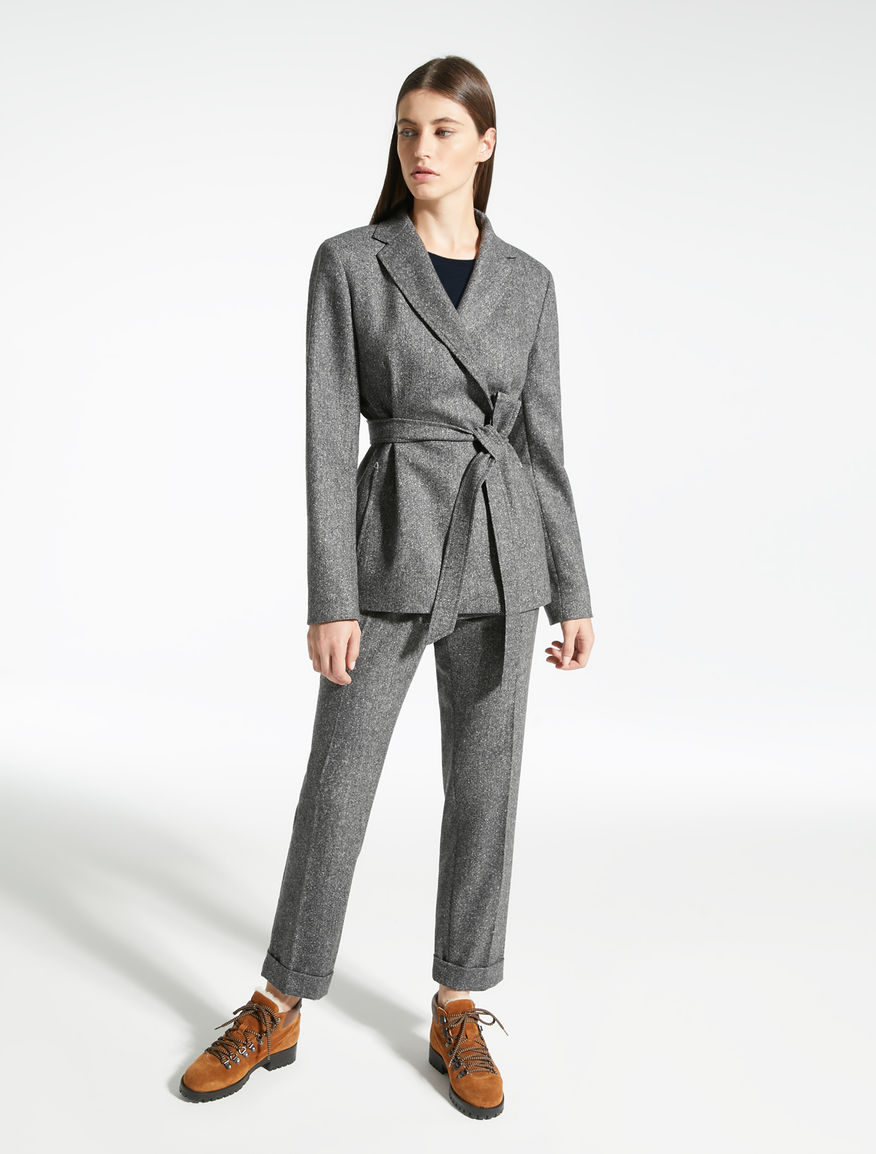 Blazer in tweed di lana e seta Weekend Maxmara Blazer in tweed di lana e seta Weekend Maxmara