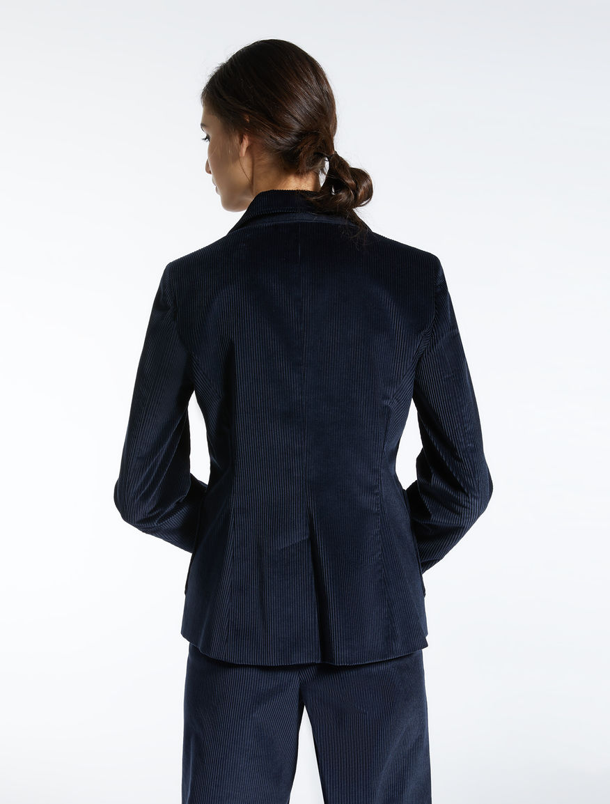 Blazer in velluto di cotone Weekend Maxmara Blazer in velluto di cotone Weekend Maxmara