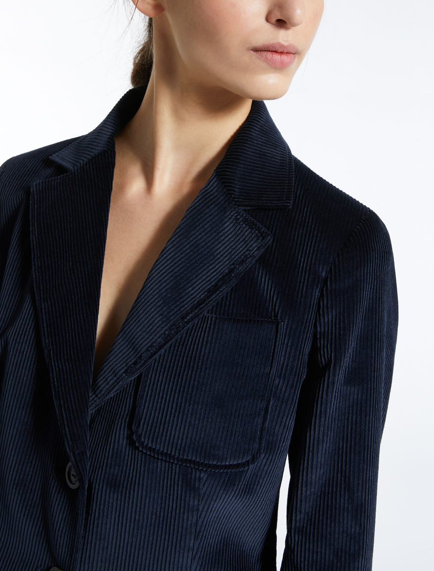 Blazer in velluto di cotone Weekend Maxmara Blazer in velluto di cotone Weekend Maxmara