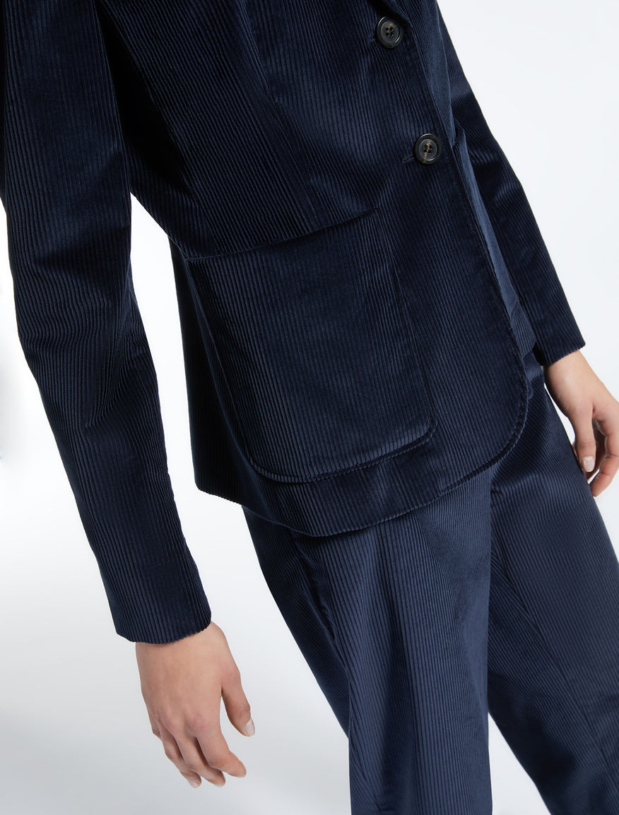 Blazer in velluto di cotone Weekend Maxmara Blazer in velluto di cotone Weekend Maxmara