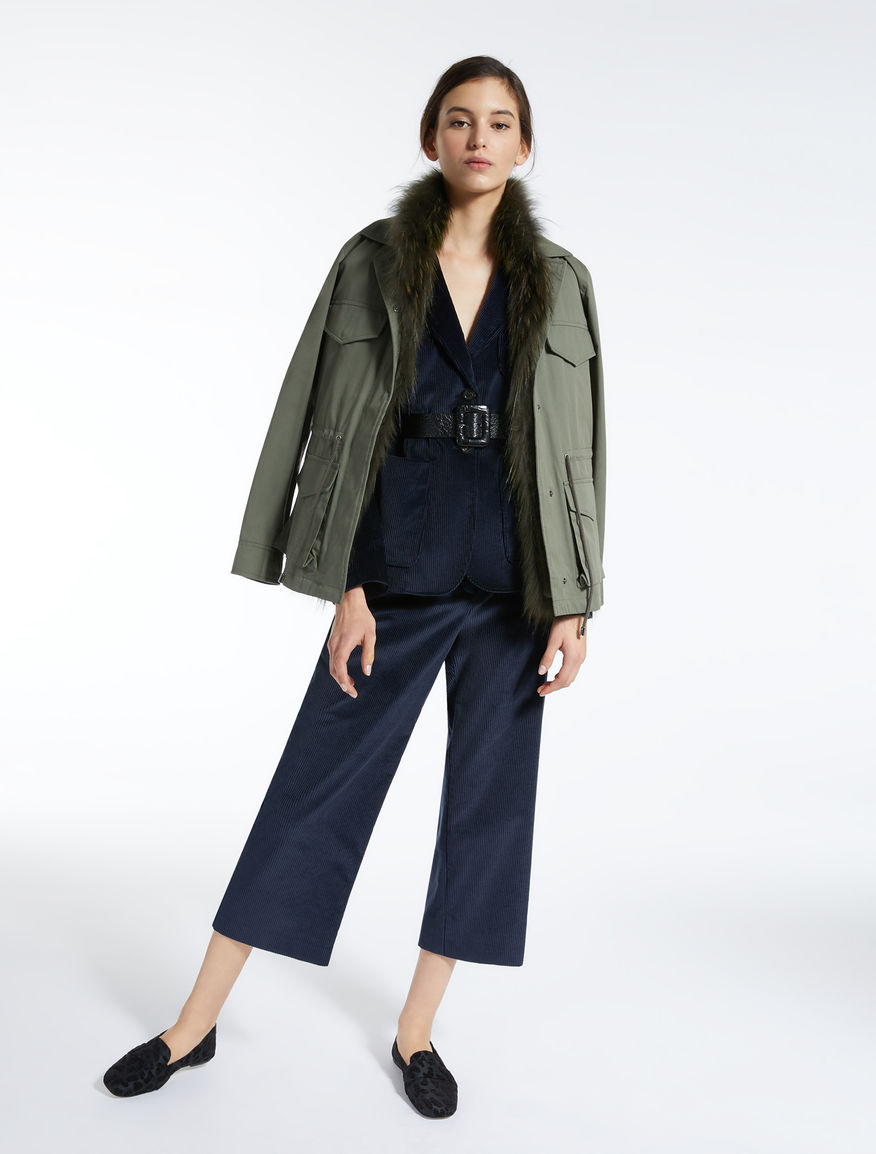 Blazer in velluto di cotone Weekend Maxmara Blazer in velluto di cotone Weekend Maxmara