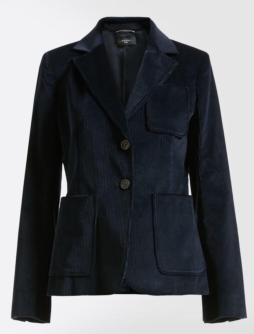 Blazer in velluto di cotone Weekend Maxmara Blazer in velluto di cotone Weekend Maxmara