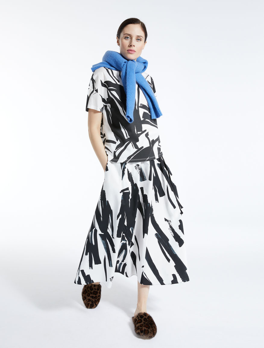 Gonna in popeline di cotone Weekend Maxmara Gonna in popeline di cotone Weekend Maxmara