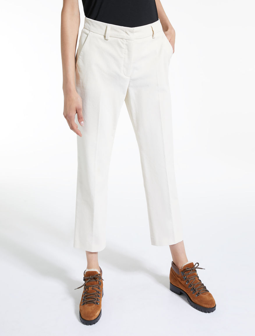 Stretch velvet trousers Weekend Maxmara Stretch velvet trousers Weekend Maxmara