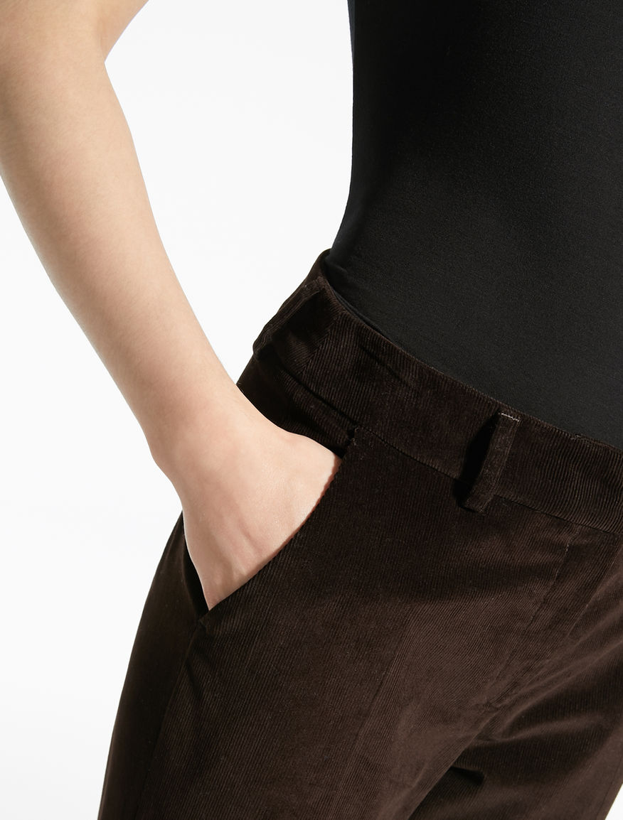 Stretch velvet trousers Weekend Maxmara Stretch velvet trousers Weekend Maxmara