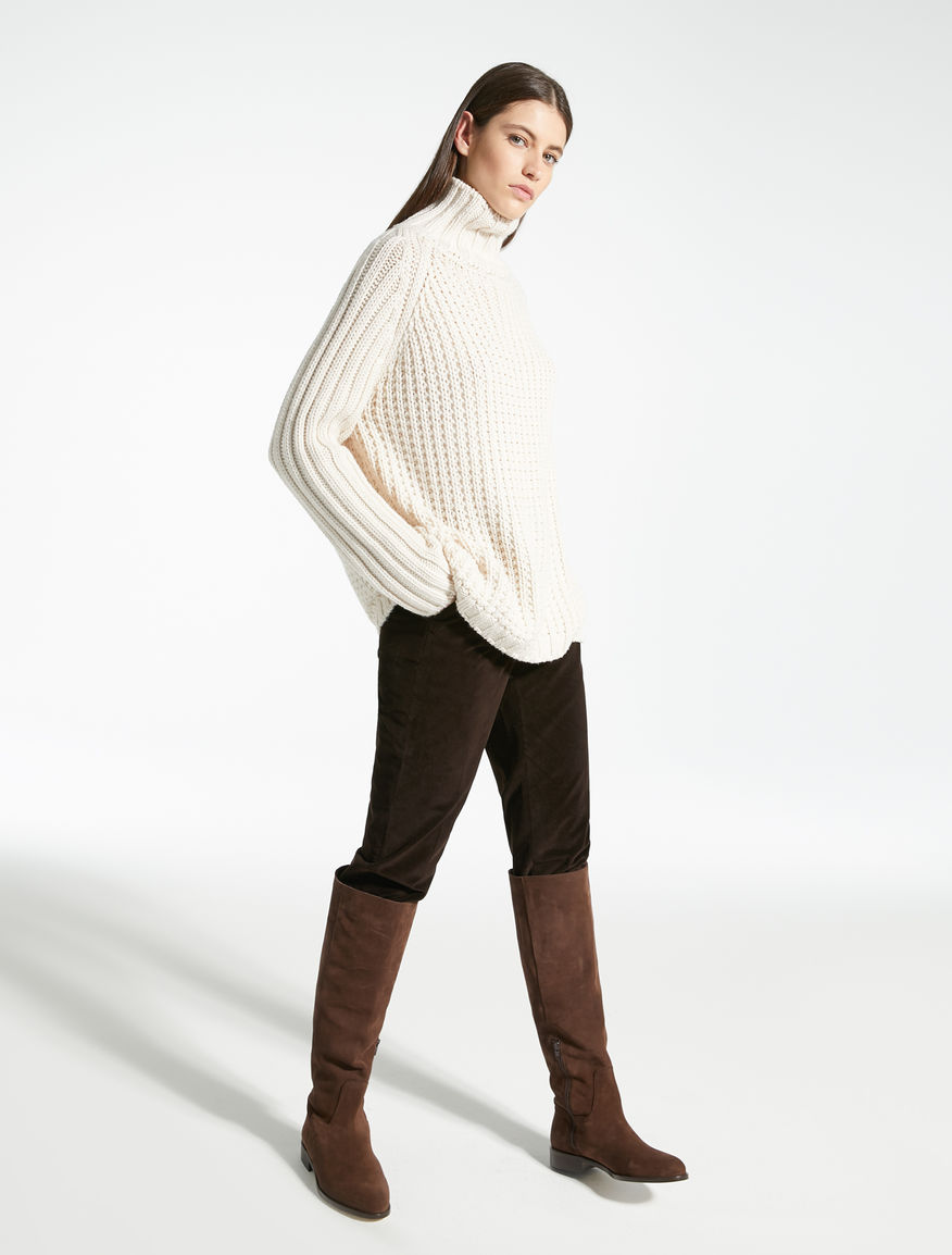 Stretch velvet trousers Weekend Maxmara Stretch velvet trousers Weekend Maxmara