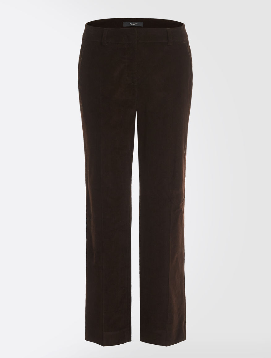 Stretch velvet trousers Weekend Maxmara Stretch velvet trousers Weekend Maxmara