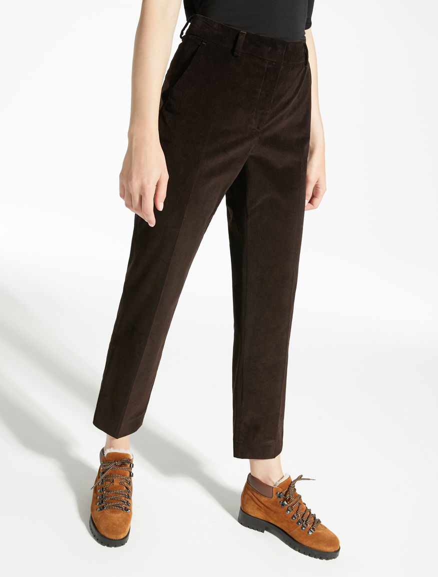 Stretch velvet trousers Weekend Maxmara Stretch velvet trousers Weekend Maxmara