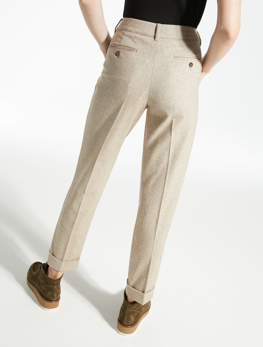 Pantaloni in tweed di lana Weekend Maxmara Pantaloni in tweed di lana Weekend Maxmara